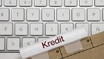 tastatur mit schriftzug kredit